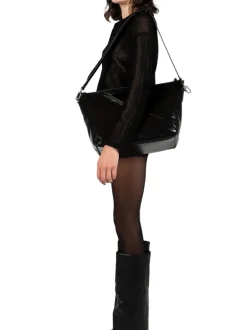 Atto black crash leather