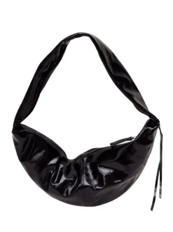 Banana bag XL crushed patent black