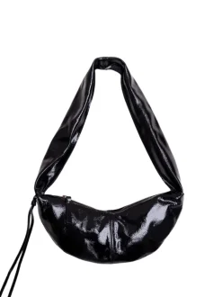 Banana bag XS crushed patent black