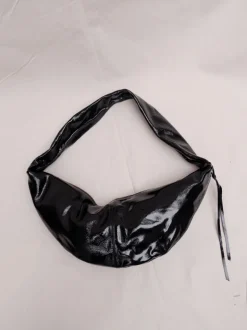 Banana bag XS crushed patent black