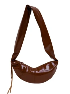 Banana bag XS glossy brown