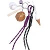 Baseball star purple charm