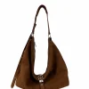 Belted Hobo Suede Shoulder chestnut nubuck