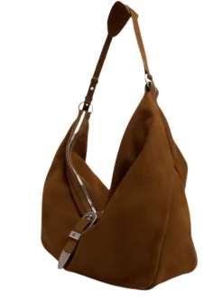 Belted Hobo Suede Shoulder chestnut nubuck