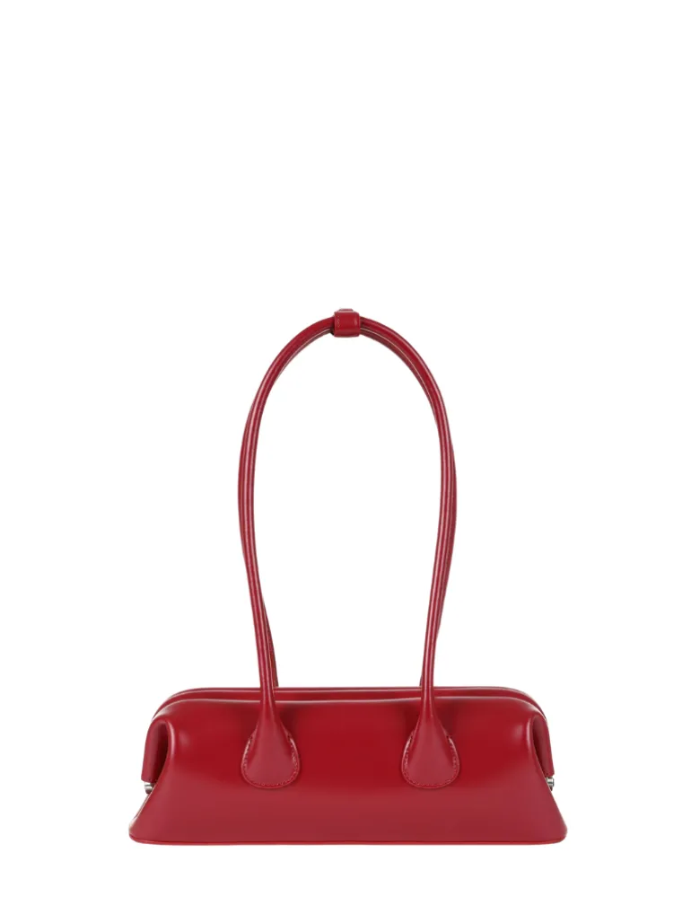 Boat Wide mini plum red