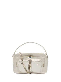 Bolso Helena New Zealand beige with gold Núnno