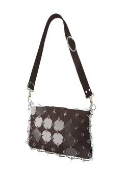 Ch metacrilato + asa piel chocolate + funda marrón