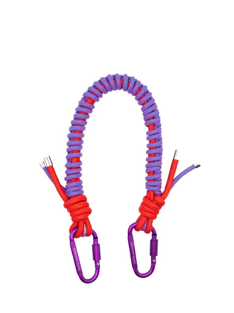 Correa nylon lila