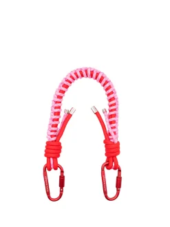 Correa nylon roja y rosa