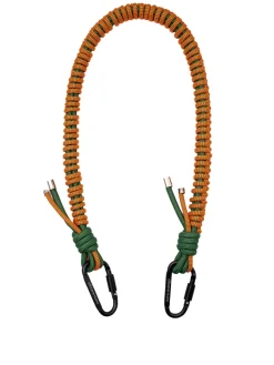 Correa nylon verde y naranja