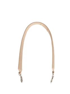 Correa piel beige