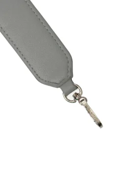 Correa piel gris