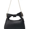 Dandy Bow recycled satin black w. gold