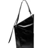 District black crash leather