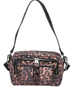 Ellie Recycled Canvas dark dots w. Leather