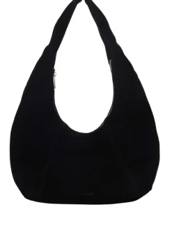 Gabi Suede Black w. Gold