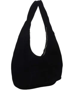 Gabi Suede Black w. Gold