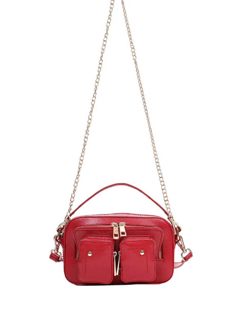 Helena Florence bright red w. gold
