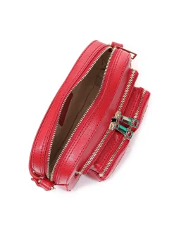 Helena Florence bright red w. gold
