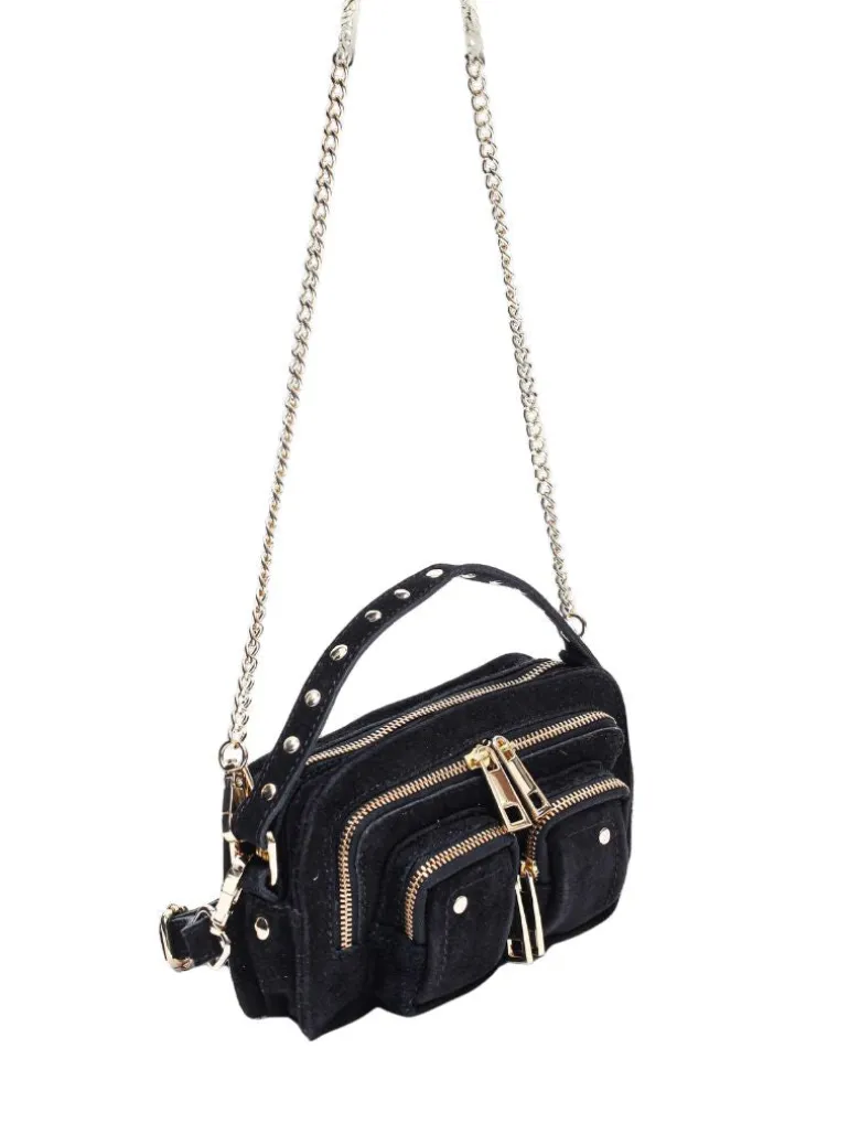 Helena Suede black w. gold