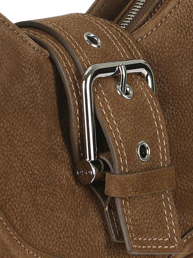 Hobo Brocle nubuck brown