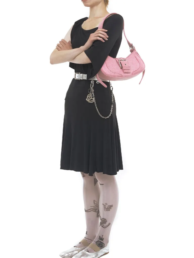 Hobo Brocle pink denim