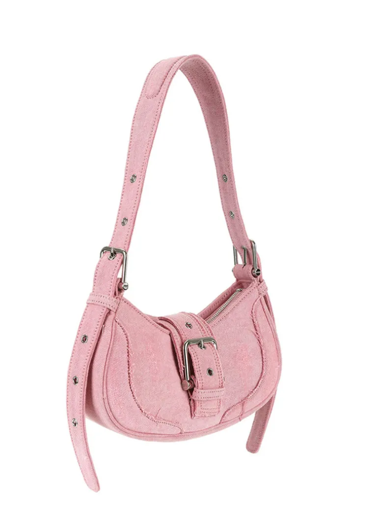 Hobo Brocle pink denim
