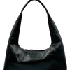 Hobo large black pull up crinkle