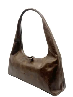 Hobo large washed brown pull up