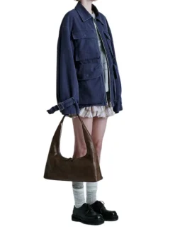 Hobo large washed brown pull up