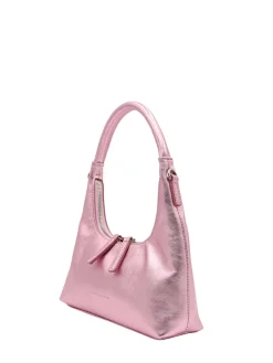 Hobo mini + strap pink metallic pink