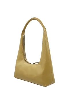 Hobo shoulder beige crinkle