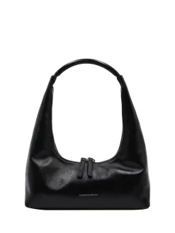 Hobo shoulder black glossy plain