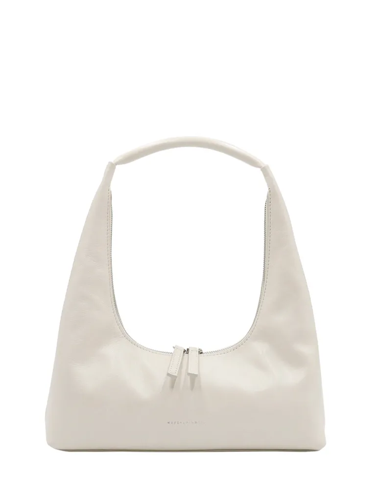 Hobo shoulder cream glossy plain