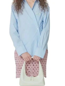 Hobo shoulder cream glossy plain