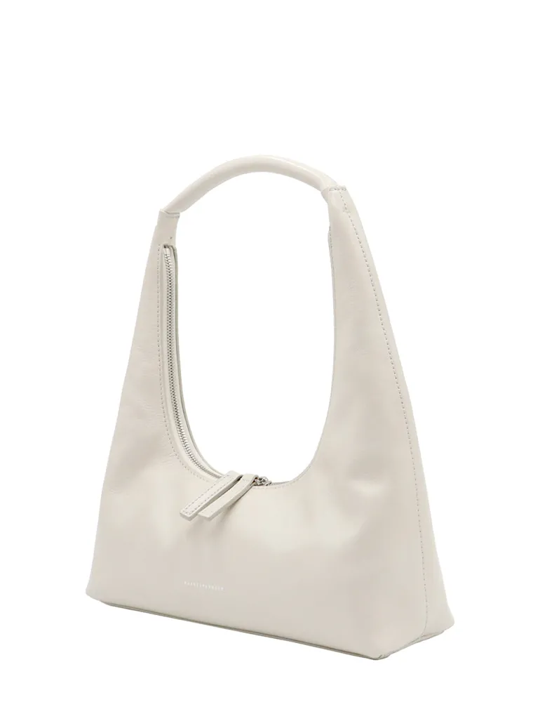 Hobo shoulder cream glossy plain
