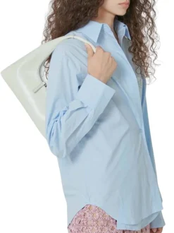 Hobo shoulder cream glossy plain