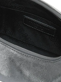 Hobo shoulder metallic grey foiled plain