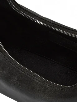 Hobo shoulder washed black two-tone brushed