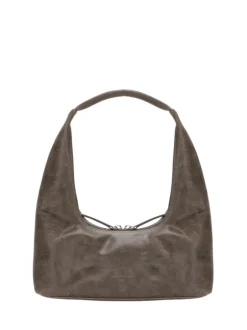 Hobo shoulder washed brown pull up
