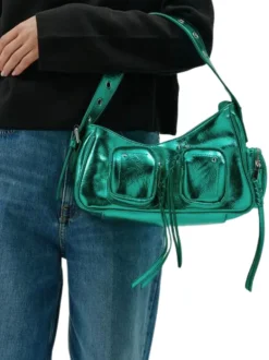 Jennifer Pocket Recycled Cool green