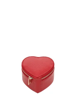 Jewelry Box Florence bright red w. gold