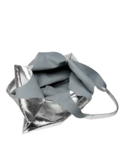 LA EP silver metallic leather