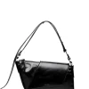 Lanzarote mini black crash leather