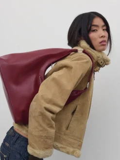 Lola shoulder bag burgundy