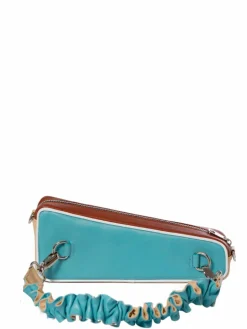 Ocaña Baguette bag blue color block