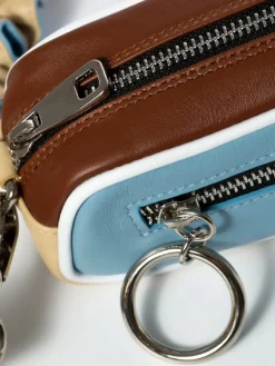 Ocaña Baguette bag blue color block