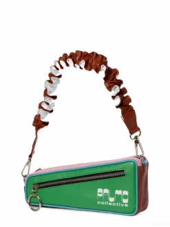 Ocaña Baguette bag green color block