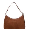 Oda crossbody suede brown