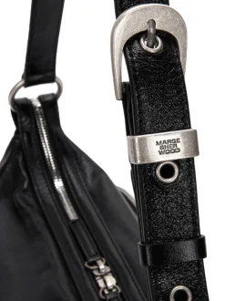 Outpocket Hobo black glossy plain